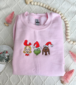 Whoville Embroidered Crewneck