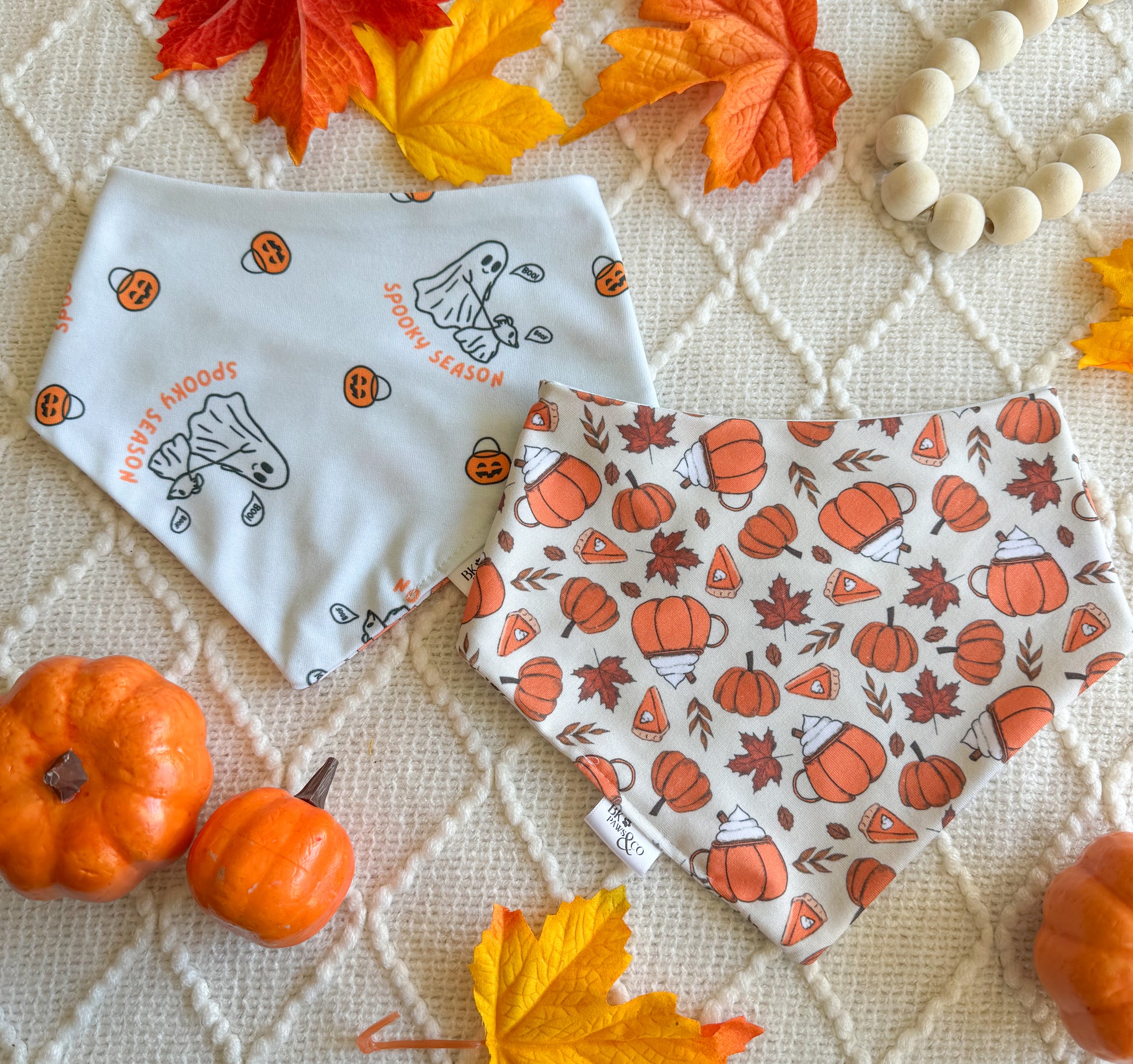 Ghosties and Pumpkin Spice Bandana