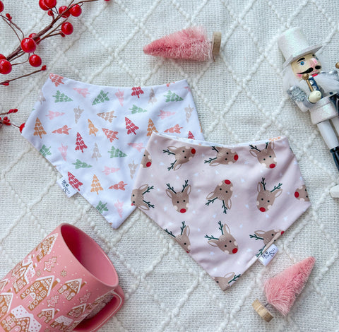 Reindeer and Christmas Trees Bandana