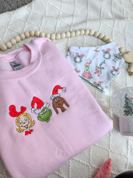 Whoville Embroidered Crewneck