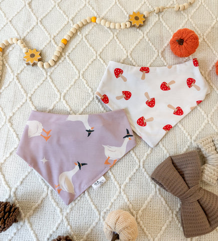 Geese + Mushrooms Bandana