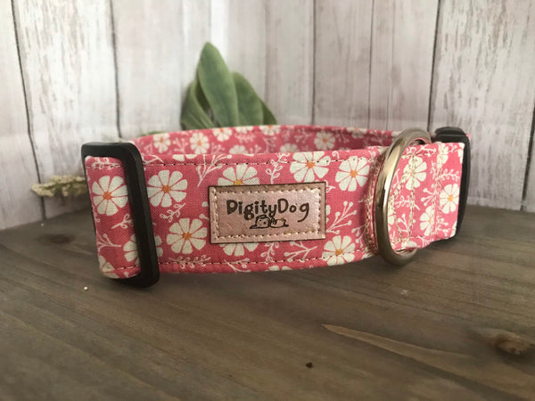 Pink Daisy Floral collar