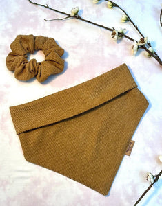 Caramel Corduroy Bandana